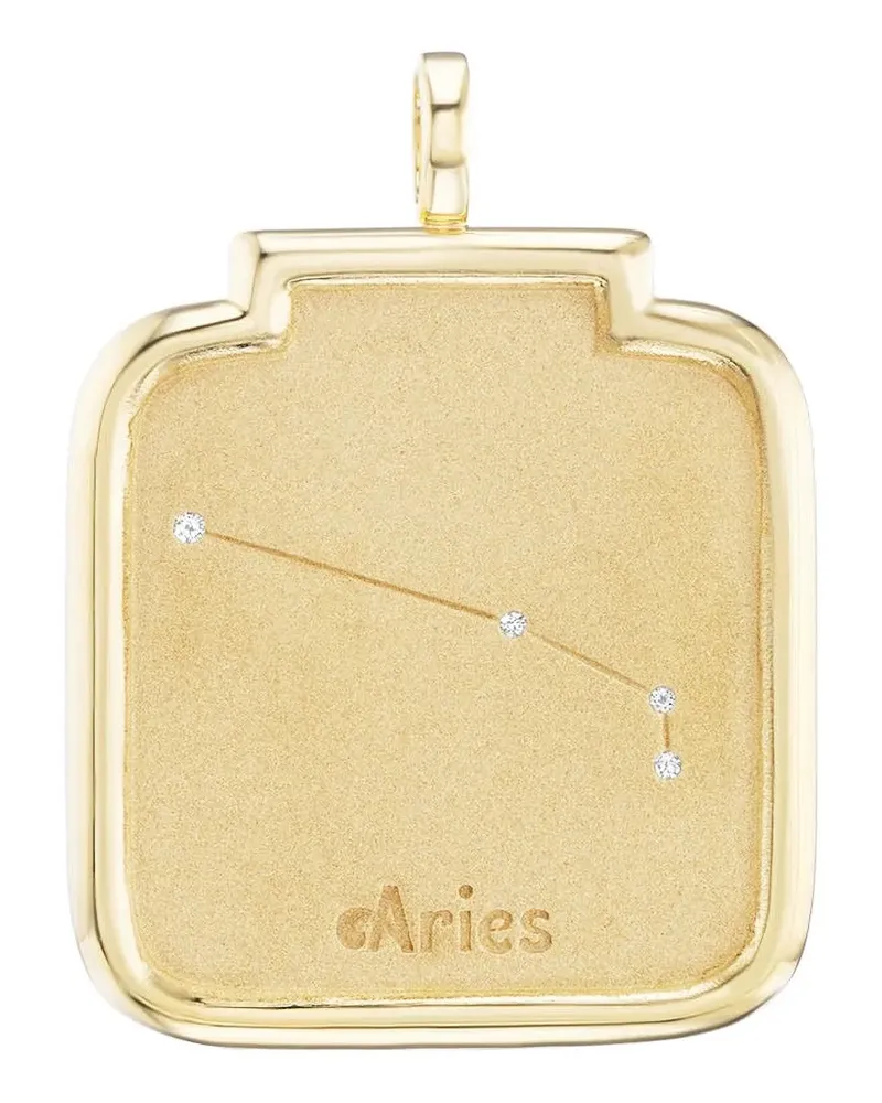 Sorellina Diamond Aries Pendant - Gold Gold