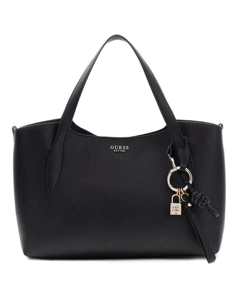 Guess Melody grained-texture tote bag - Schwarz Schwarz