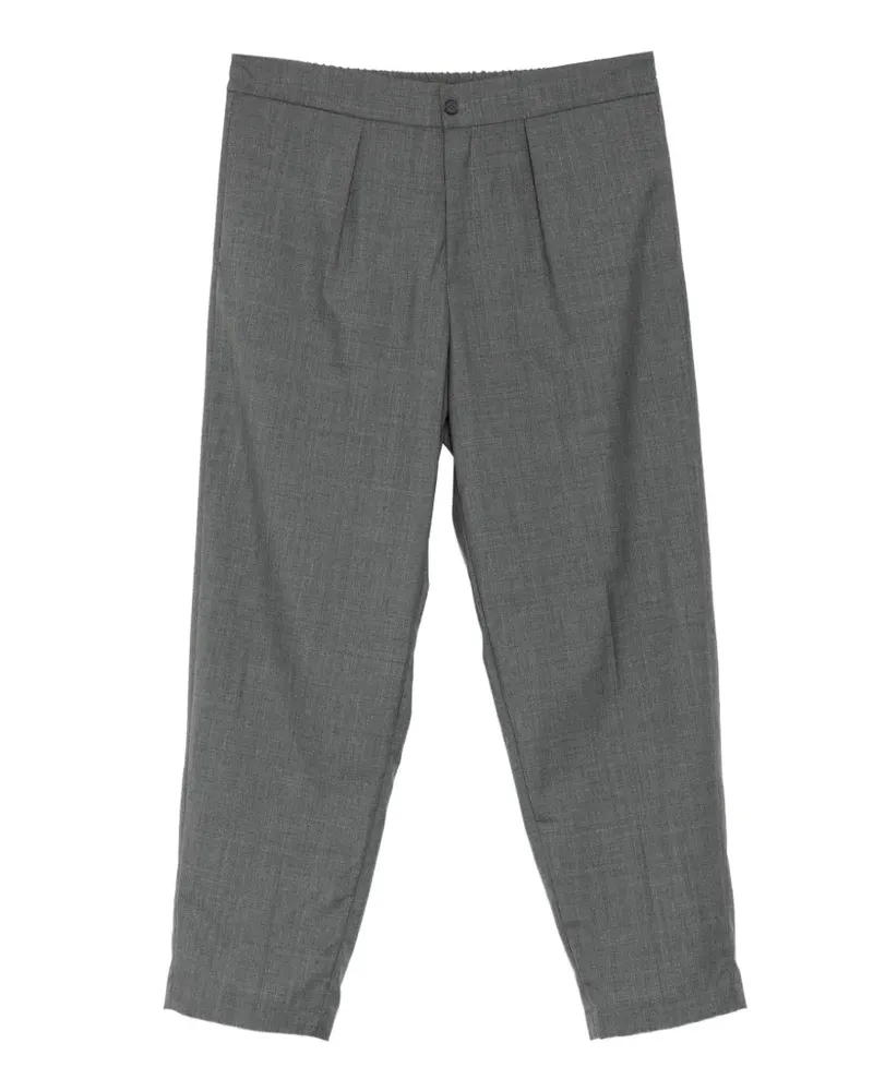 Kiton rear elasticated waistband trousers - Grau Grau