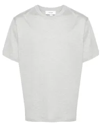 LARDINI Meliertes T-Shirt Grau