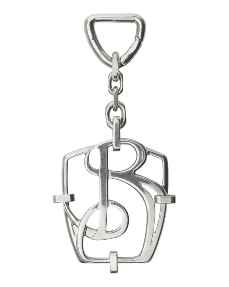 Burberry B-Schlüsselanhänger - Silber Silber
