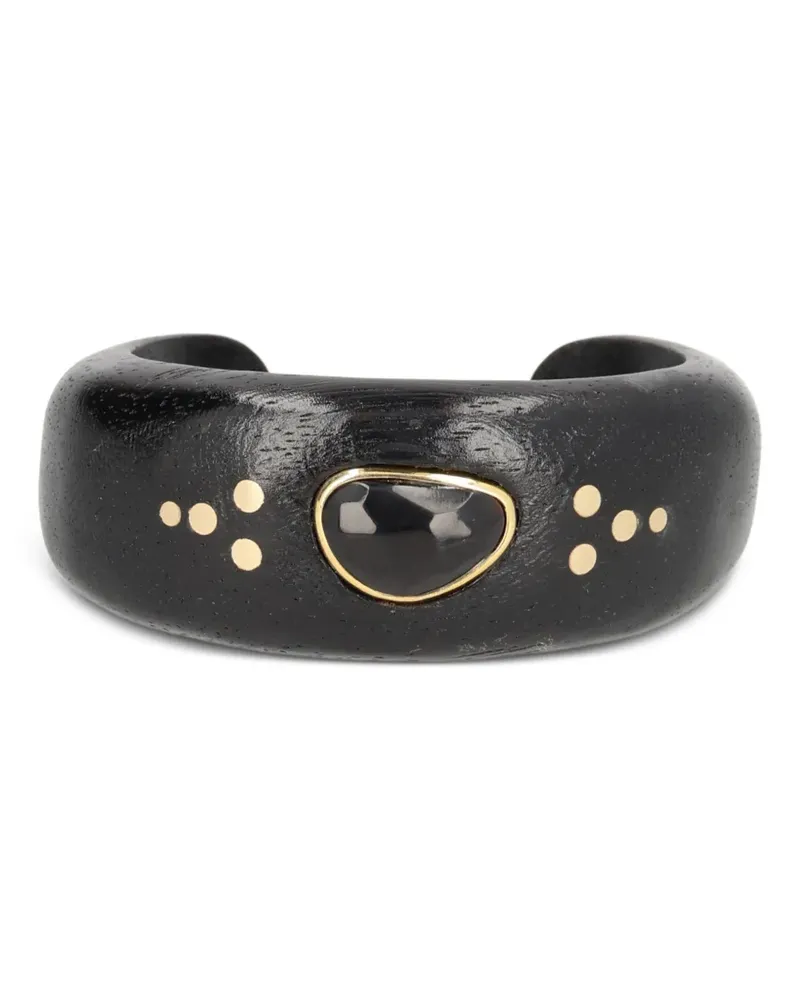 Isabel Marant stone-embellished bracelet - Schwarz Schwarz