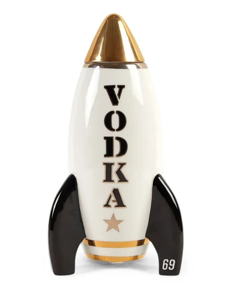 Jonathan Adler rocket-shaped porcelain decanter - Weiß Weiß