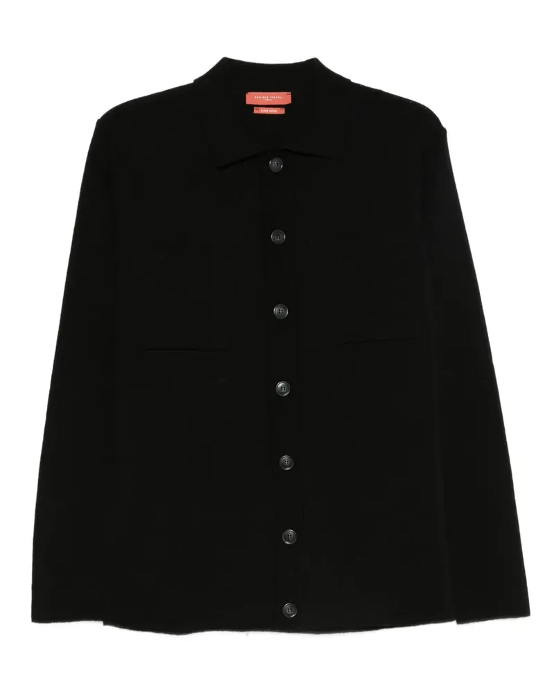 Daniele Fiesoli Cardigan mit Tasche - Schwarz Schwarz