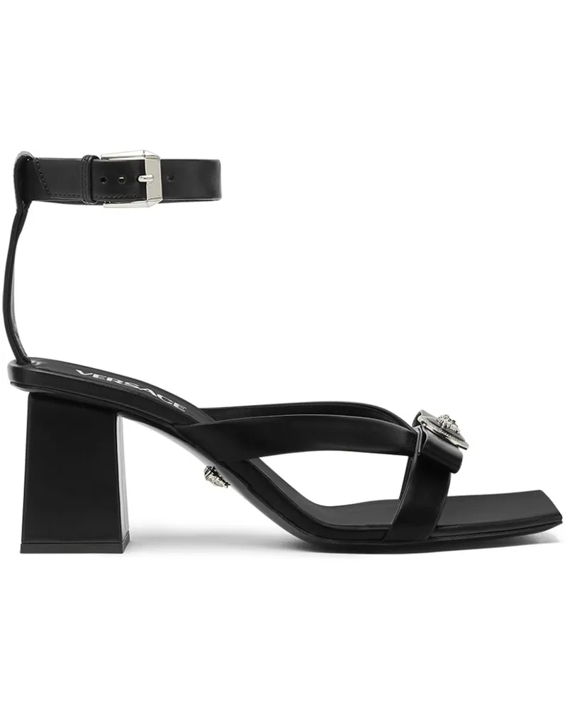 Versace Gianni Ribbon 70mm leather sandals - Schwarz Schwarz