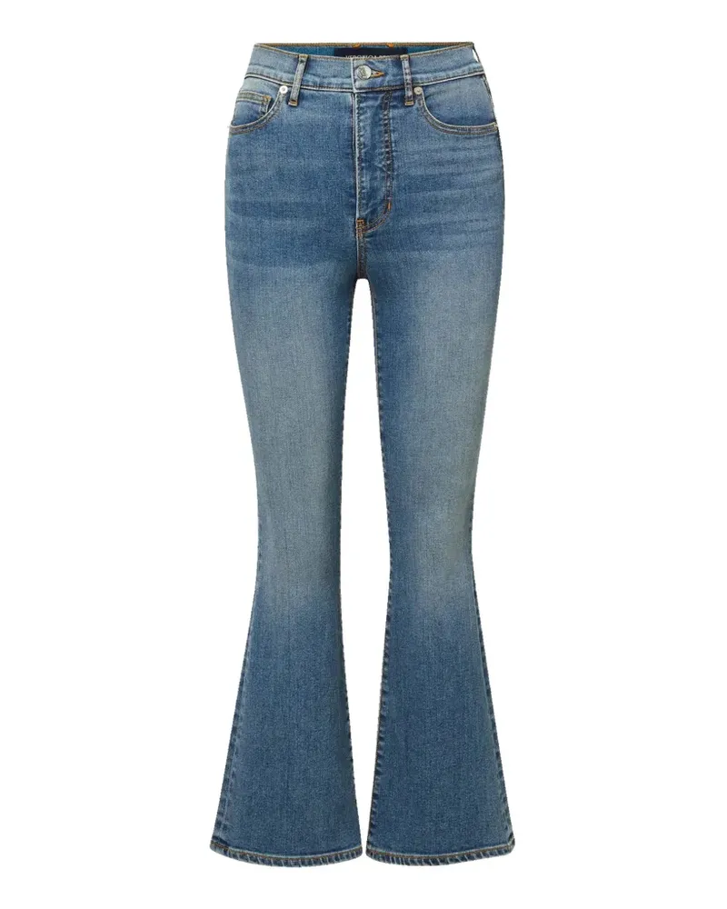 Veronica Beard Carson high-rise flared jeans - Blau Blau