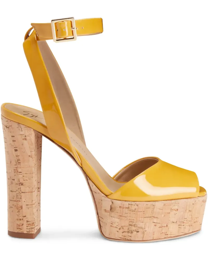 Giuseppe Zanotti Betty Sandalen 120mm - Gelb Gelb