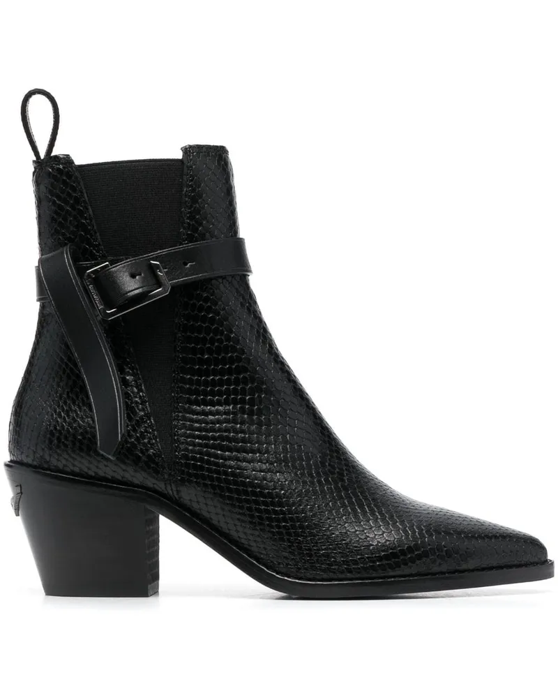 Zadig & Voltaire Tyler Cowboystiefel 65mm Schwarz