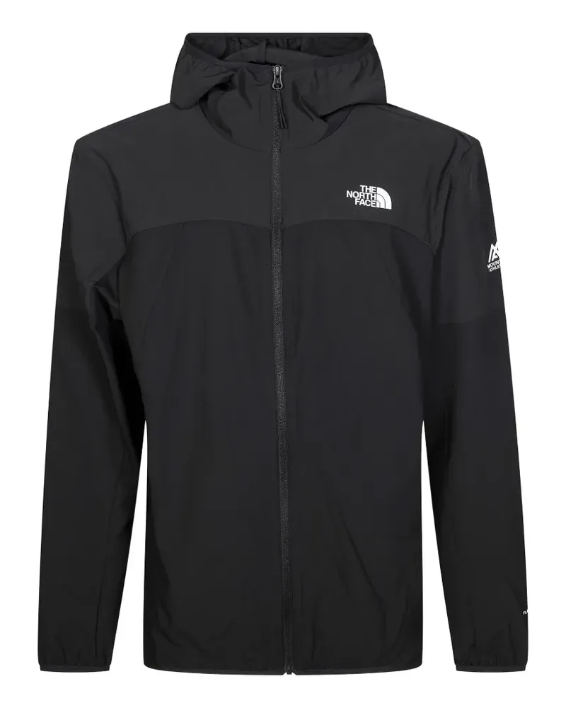 The North Face M Mountain Sportjacke mit Kapuze - Schwarz Schwarz