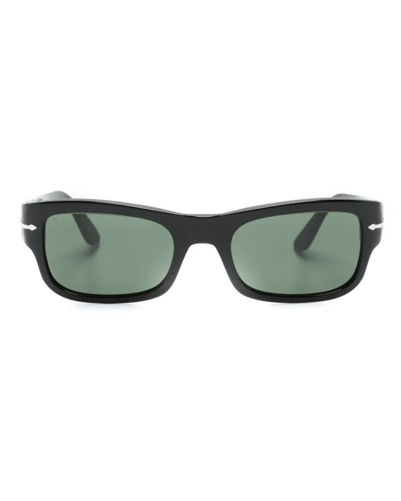 Persol Eckige PO3326S Sonnenbrille - Schwarz Schwarz