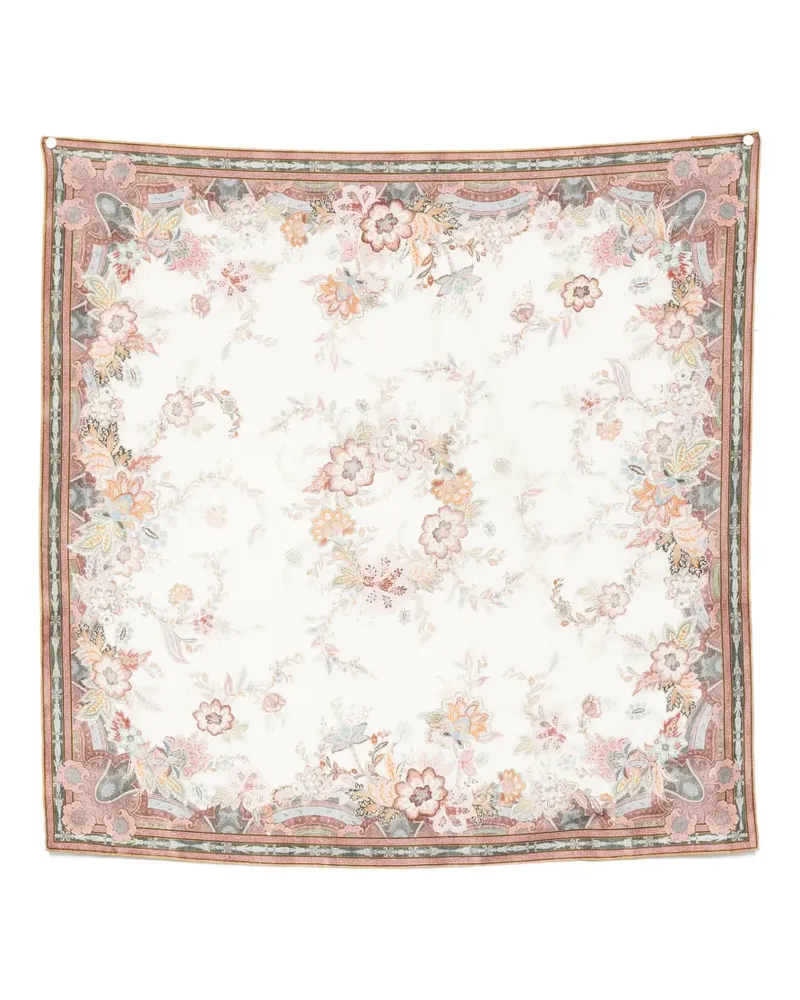 Zimmermann paisley floral scarf - Nude Nude