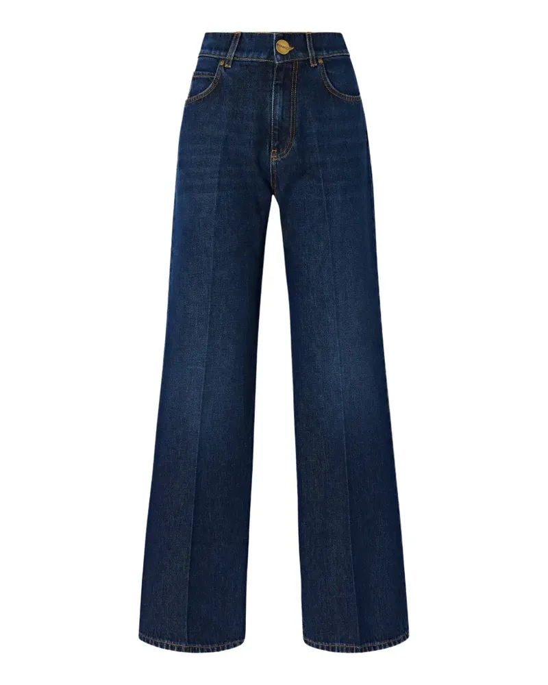 Pinko Weite Wanda Hose mit Bügelfalten - Blau Blau
