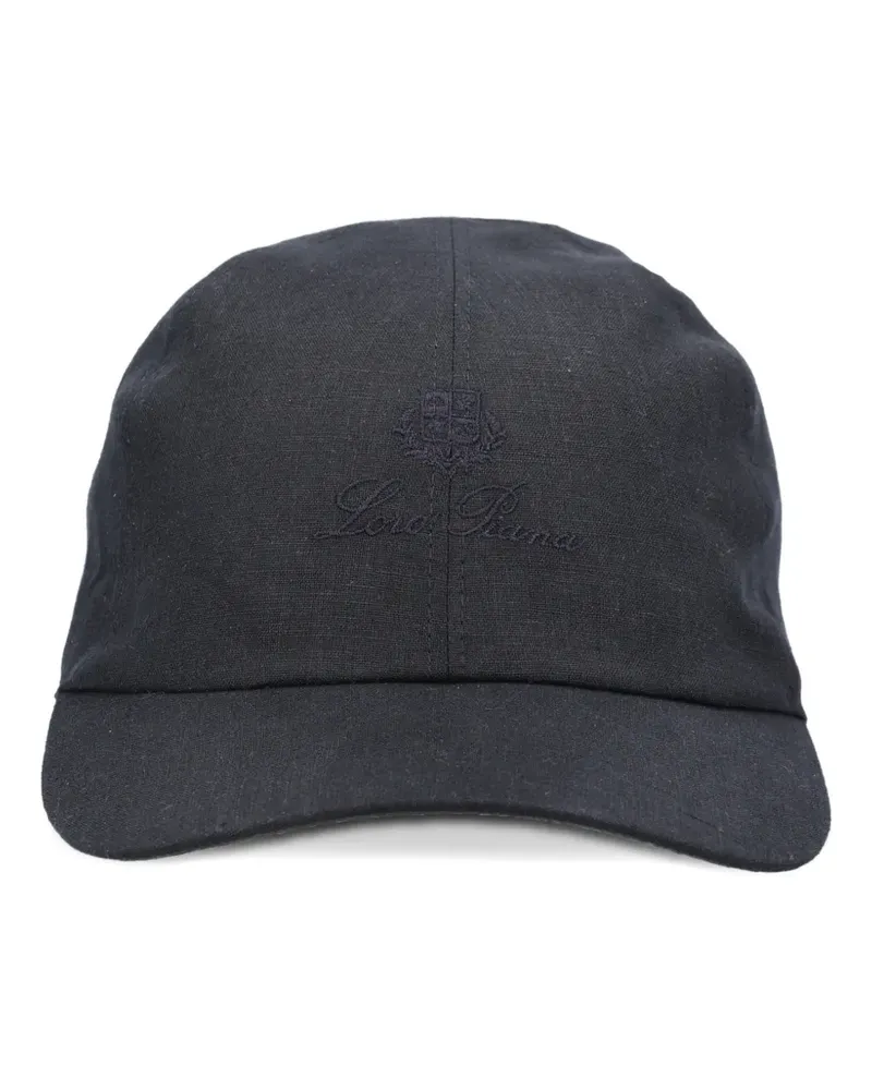 Loro Piana logo-embroidered baseball cap - Schwarz Schwarz