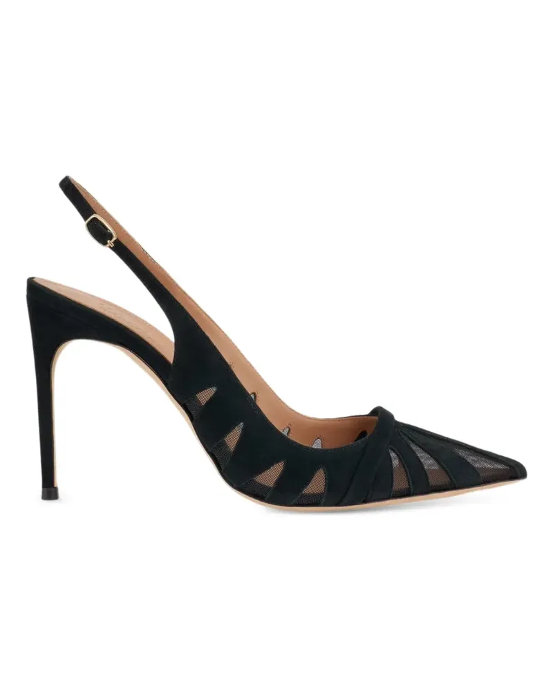 Malone Souliers Schiffer 90 Slingback-Pumps - Schwarz Schwarz