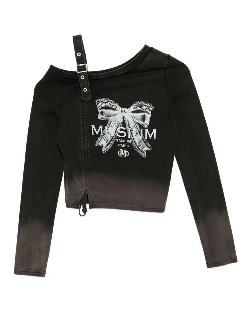 Musium Div. T-Shirt mit Print - Braun Braun