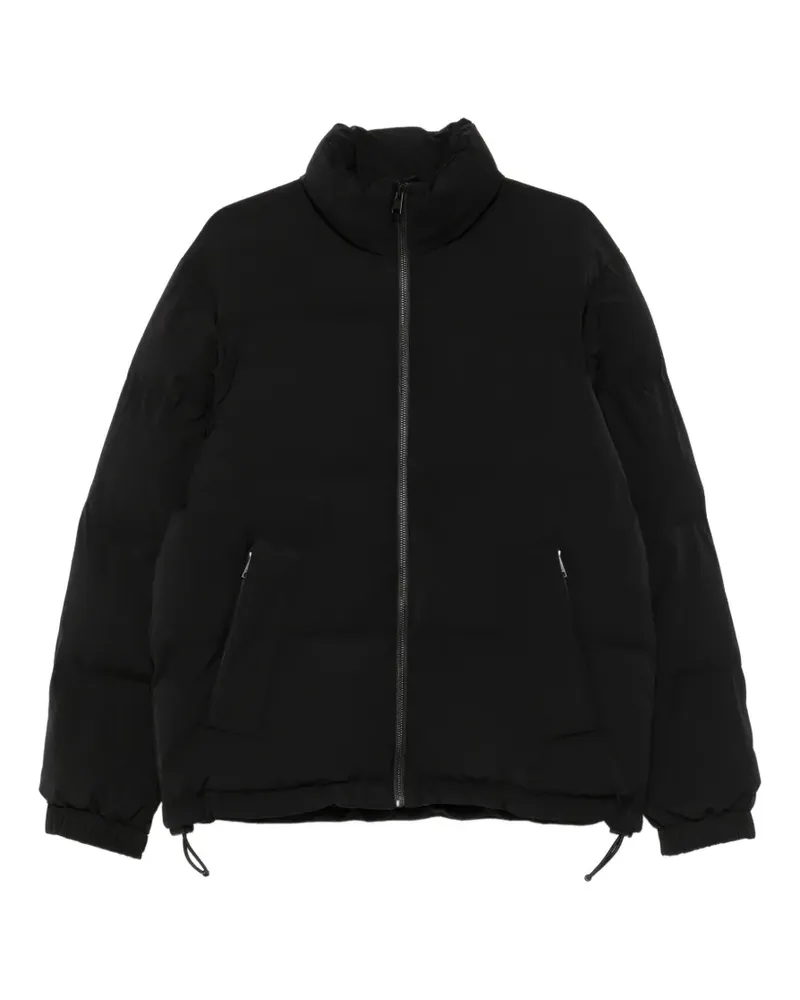 Sandro Gefütterte Jacke mit Stehkragen - Schwarz Schwarz