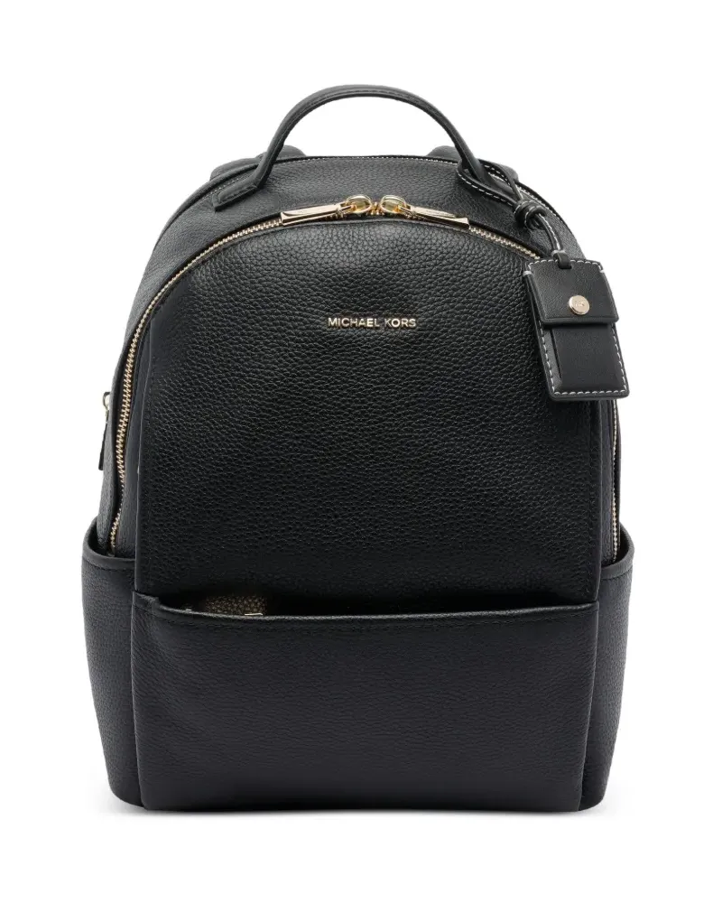 Michael Kors Mittelgroßer Sable Rucksack - Schwarz Schwarz