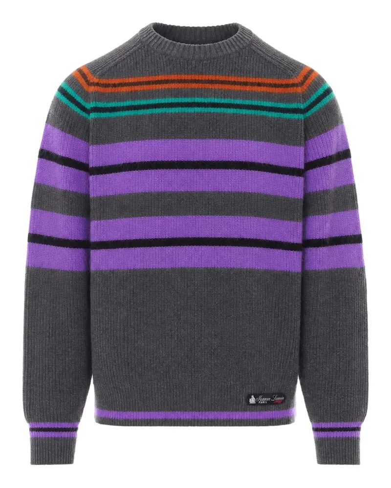 Lanvin Gerippter Strickpullover - Grau Grau