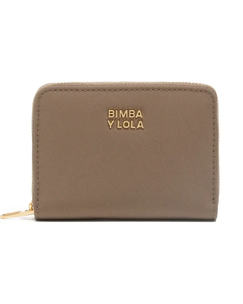 BIMBA Y LOLA Portemonnaie mit Logo - Braun Braun