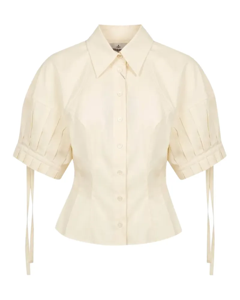 Vivienne Westwood Idaho Hemd mit Faltenärmeln - Nude Nude