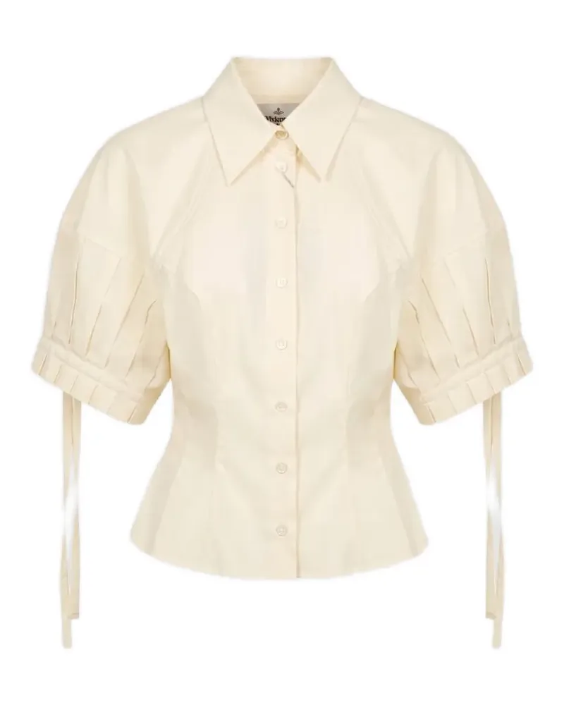 Vivienne Westwood Idaho Hemd mit Faltenärmeln - Nude Nude