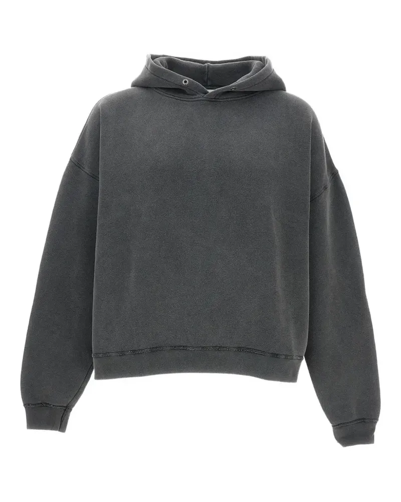 Sunflower boxy-cut organic-cotton hoodie - Grau Grau