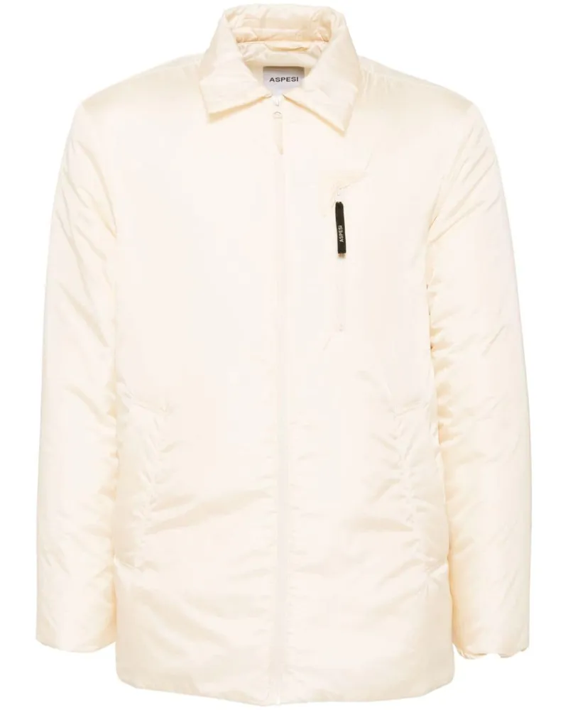 ASPESI Gefütterte Hemdjacke Nude