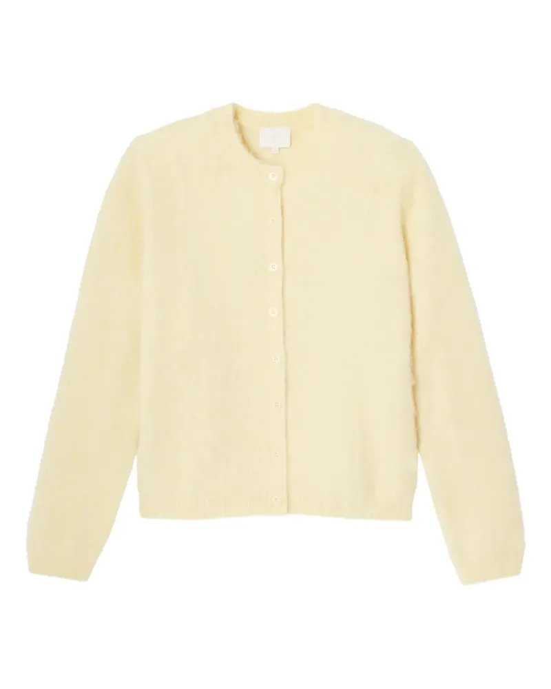 A.P.C. Cardigan mit rundem Ausschnitt - Gelb Gelb