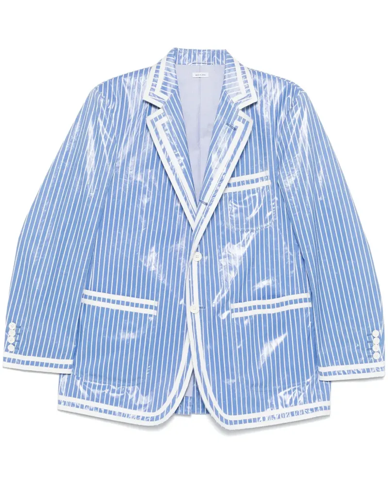 Thom Browne Gestreiftes Sakko - Blau Blau
