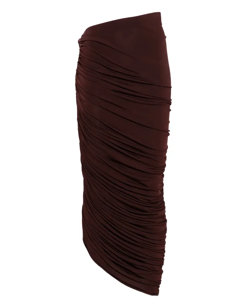 Magda Butrym Asymmetrischer Maxirock - Rot Rot