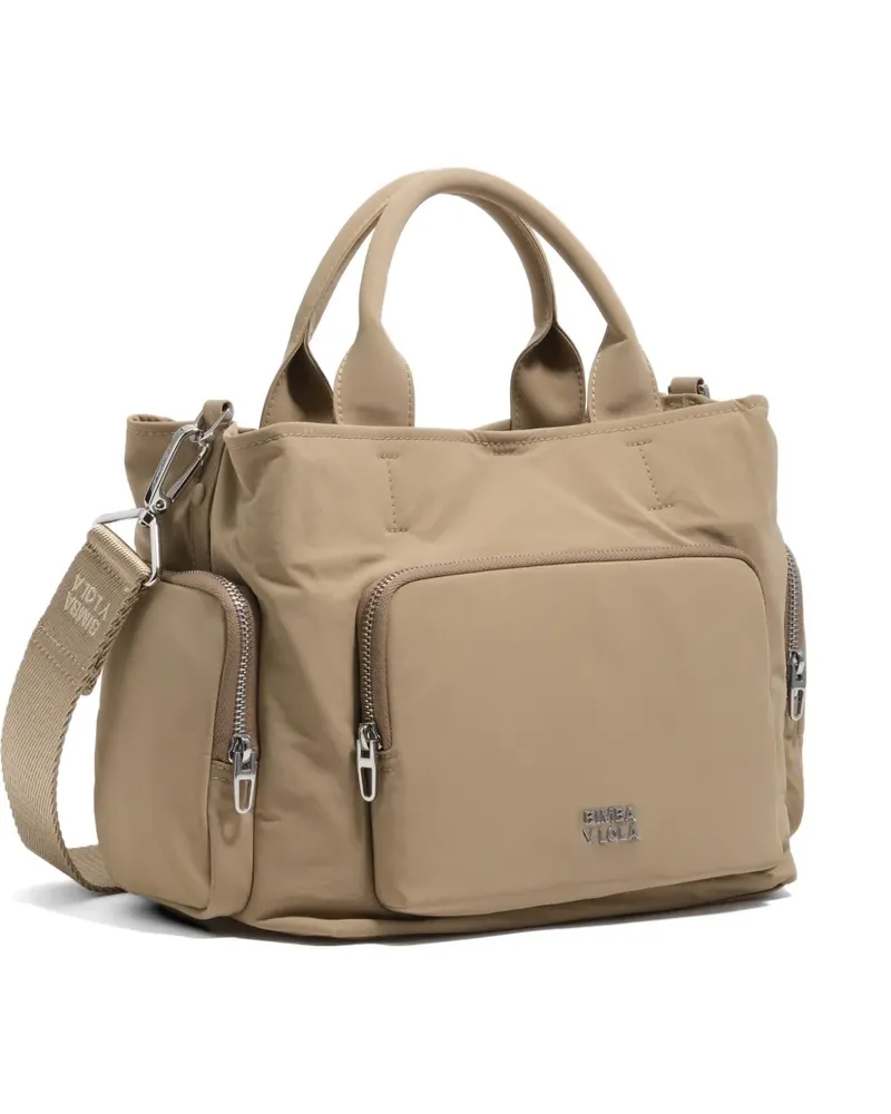 BIMBA Y LOLA Große Pocket Umhängetasche - Nude Nude