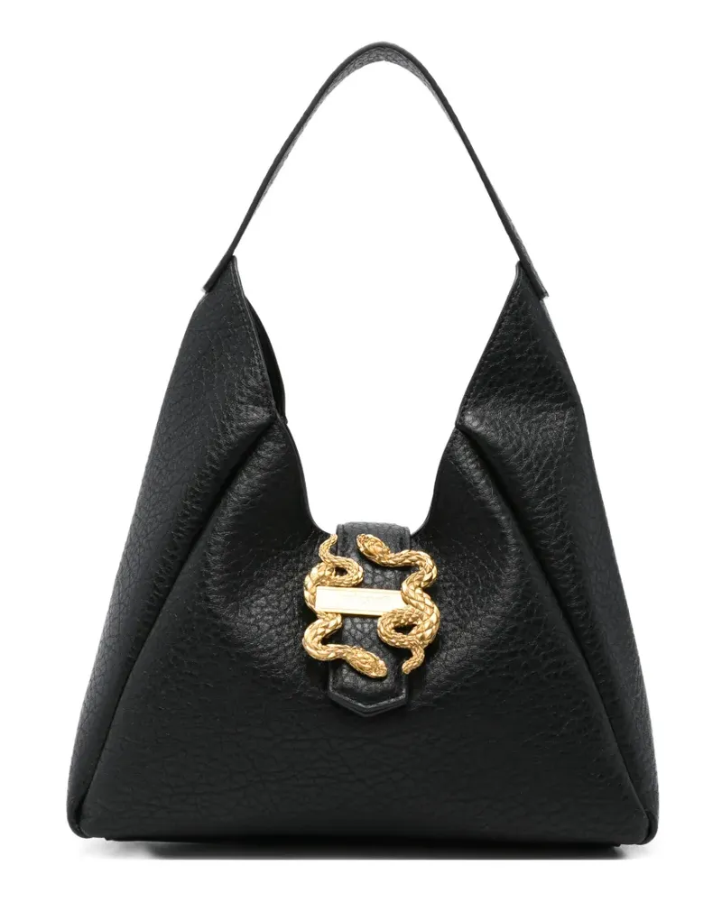 Just Cavalli Metallic-Schultertasche - Schwarz Schwarz