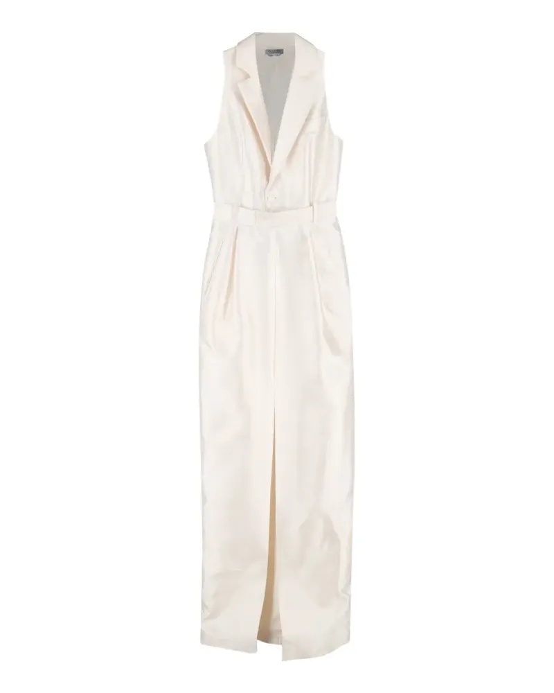 Gabriela Hearst V-neck maxi dress - Nude Nude