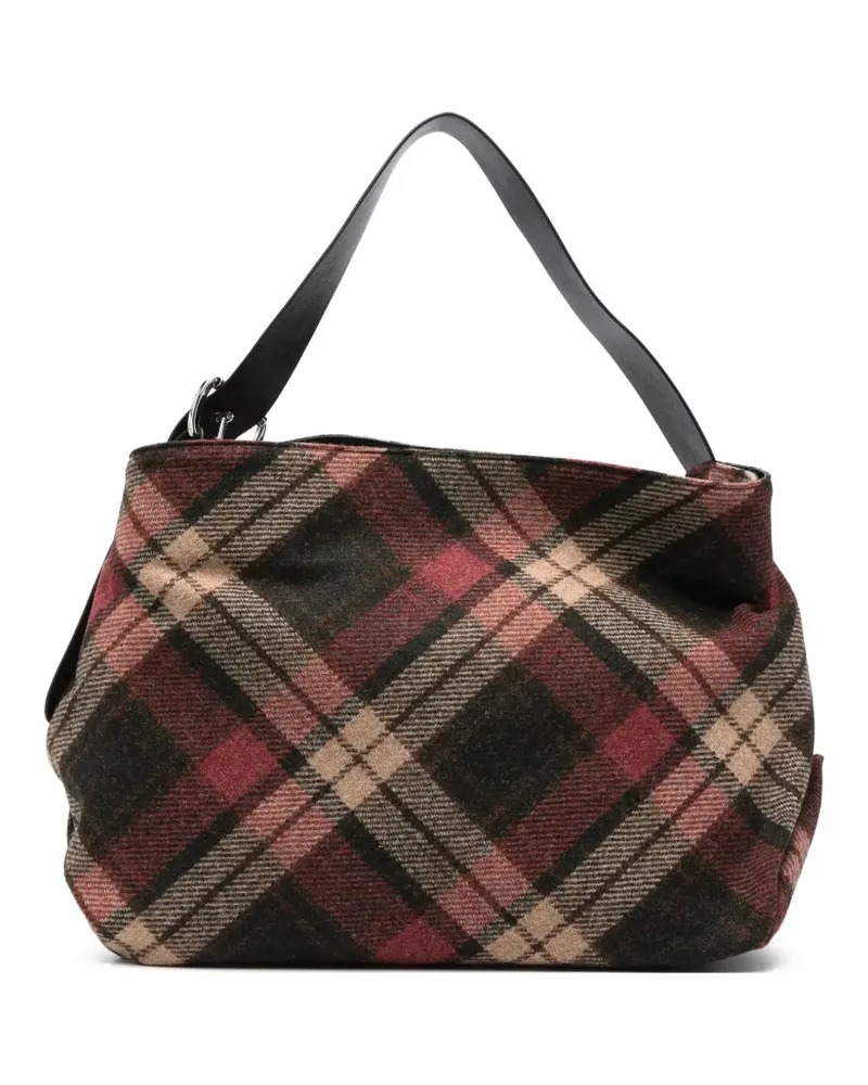 Vivienne Westwood Große Maxime Schultertasche - H201 LIGHT CHECK H201