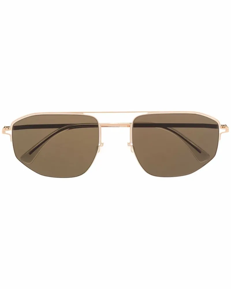 Maison Margiela Klassische Pilotenbrille - Gold Gold