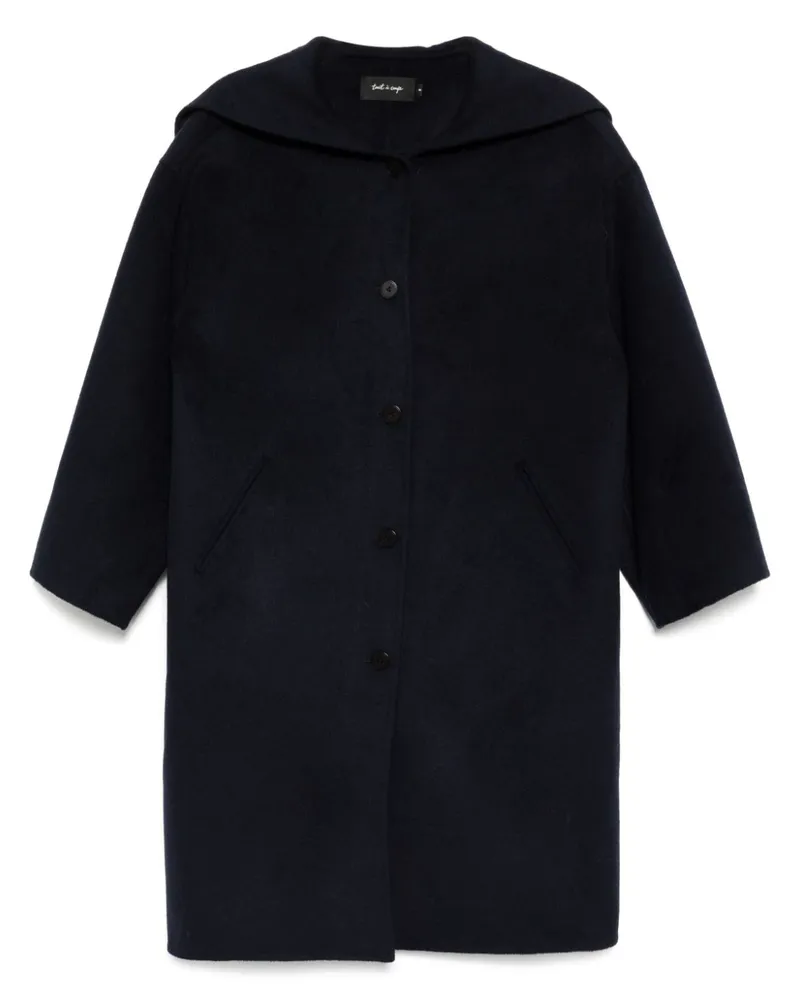 Tout a Coup Trenchcoat im Layering-Look - Blau Blau