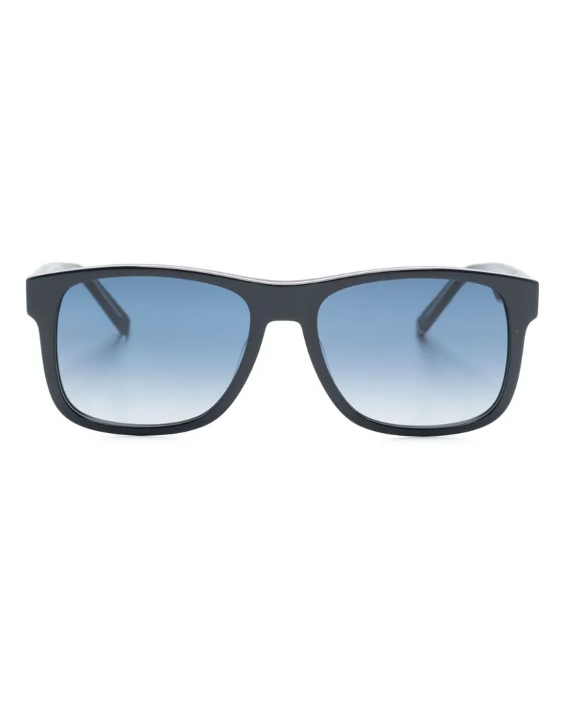 Tommy Hilfiger Sonnenbrille mit breitem Gestell Blau