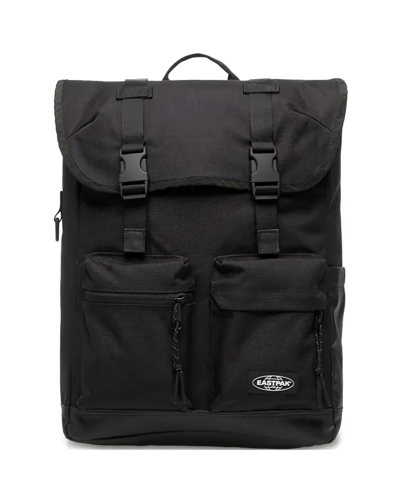 Eastpak Mittelgroßer Icon Topload Rucksack mit Klappe - Schwarz Schwarz