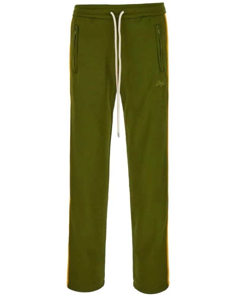 Drôle de Monsieur Gestreifte Jogginghose - Grün Grün