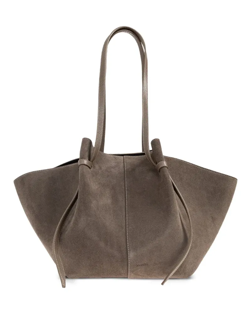 YUZEFI Große Mochi Handtasche - Grau Grau