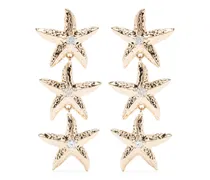 Ohrringe mit Strass - Gold