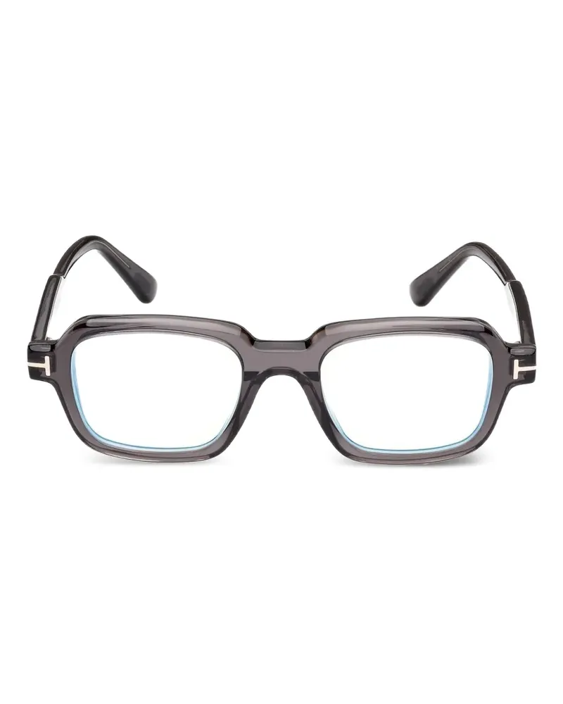 Tom Ford Brille mit eckigem Gestell - Grau Grau