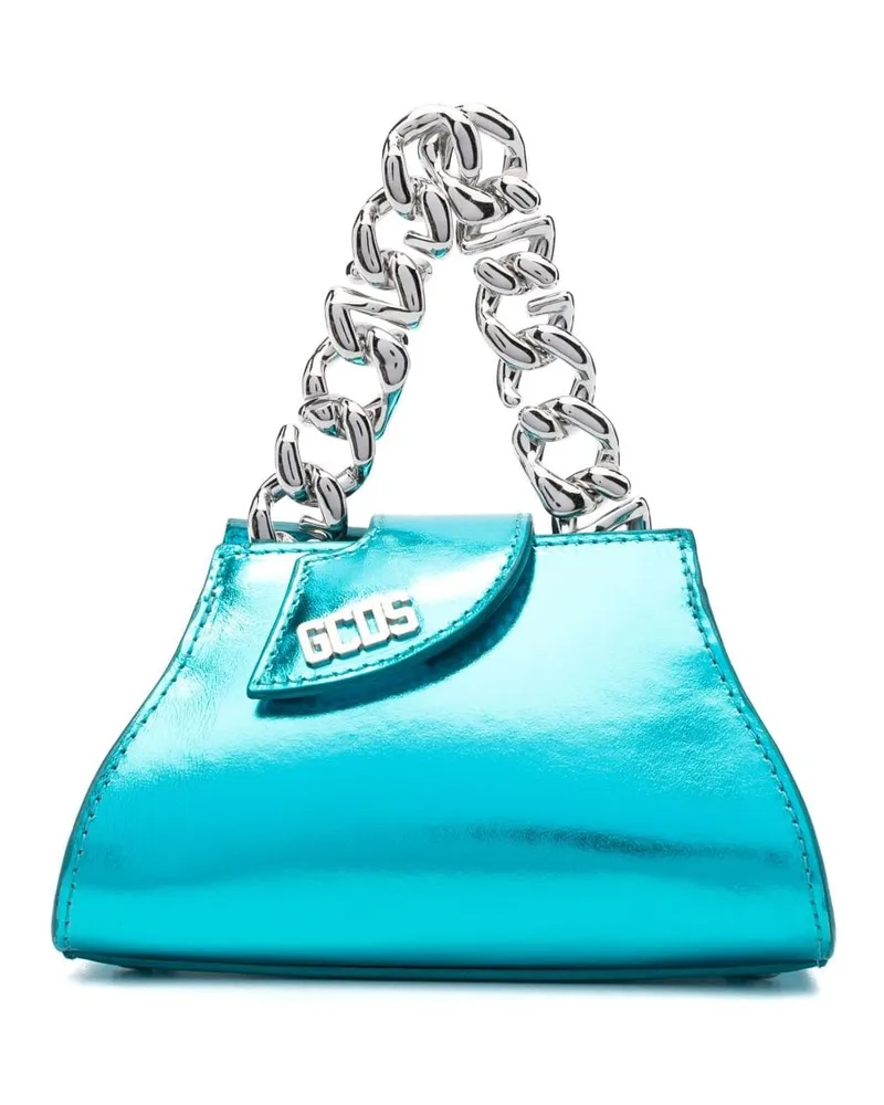 GCDS Kleine Handtasche - Blau Blau
