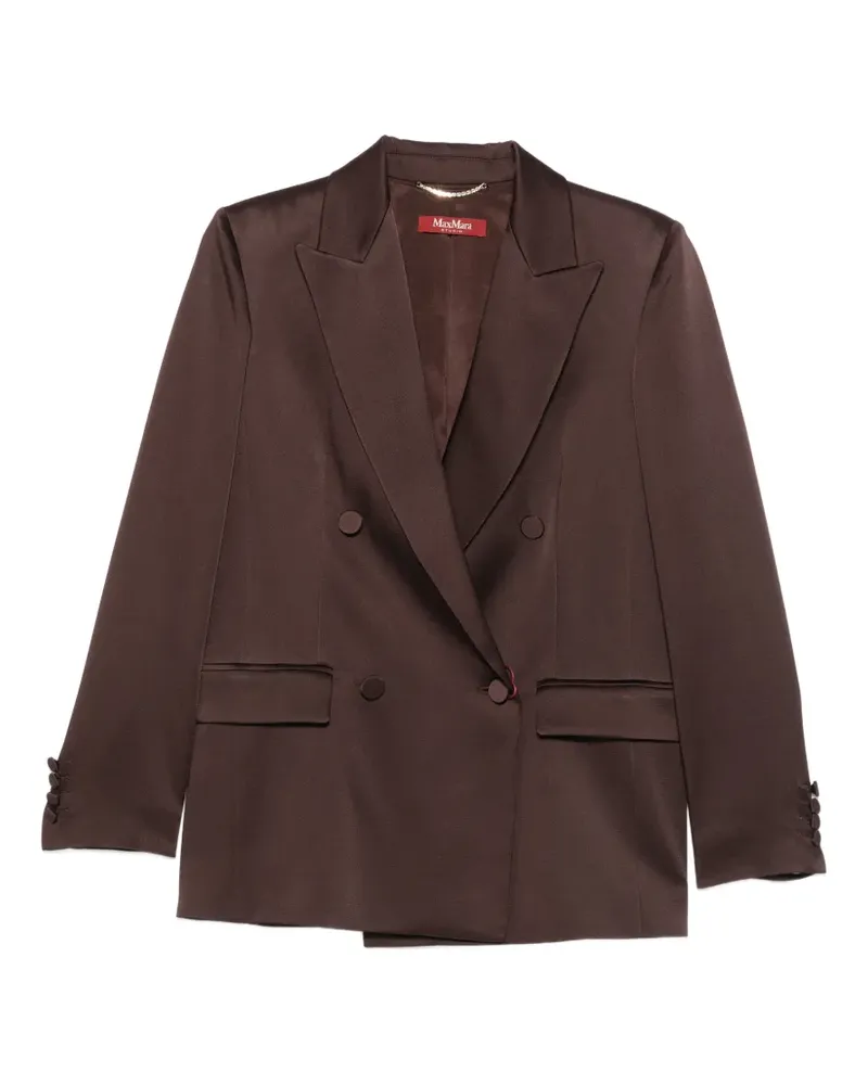Max Mara Arca double-breasted blazer - Braun Braun