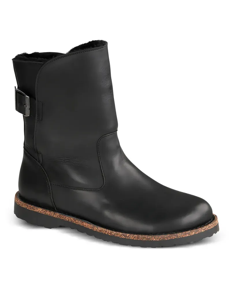 Birkenstock Stiefel mit Shearling - Schwarz Schwarz