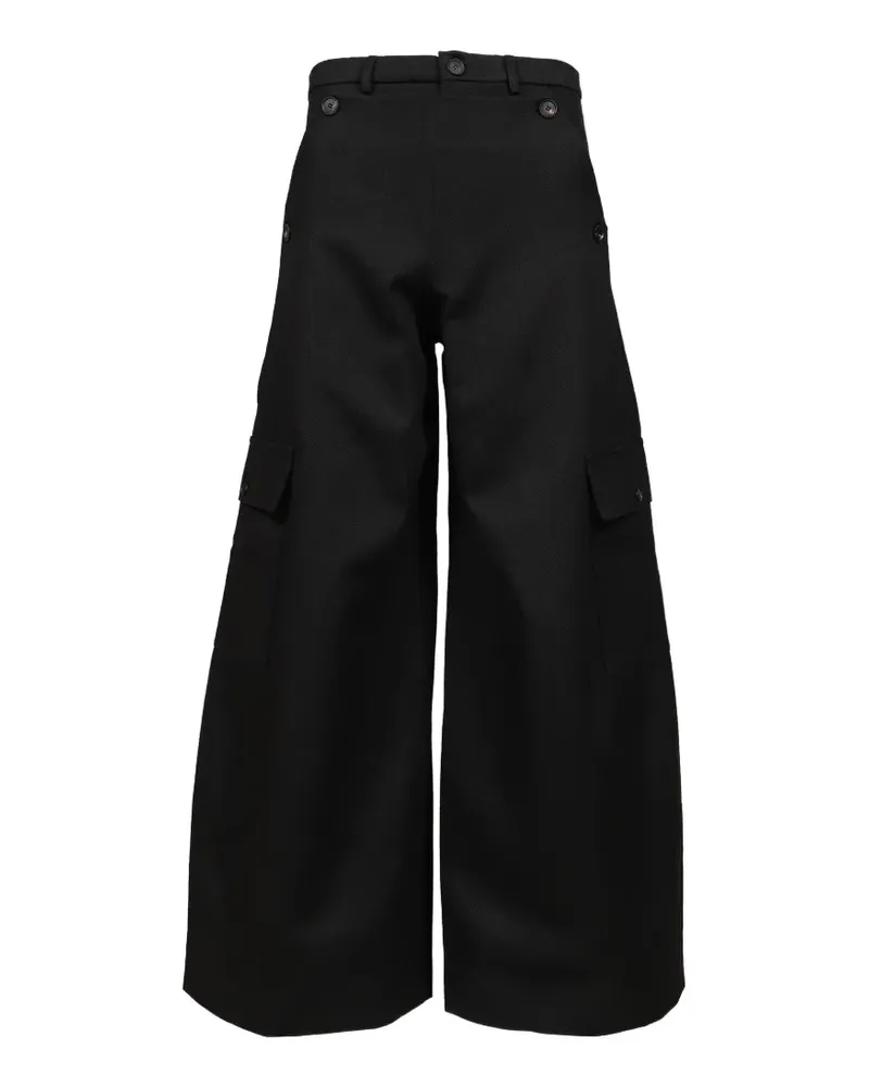 Egonlab Weite Duffle Cargohose - Schwarz Schwarz