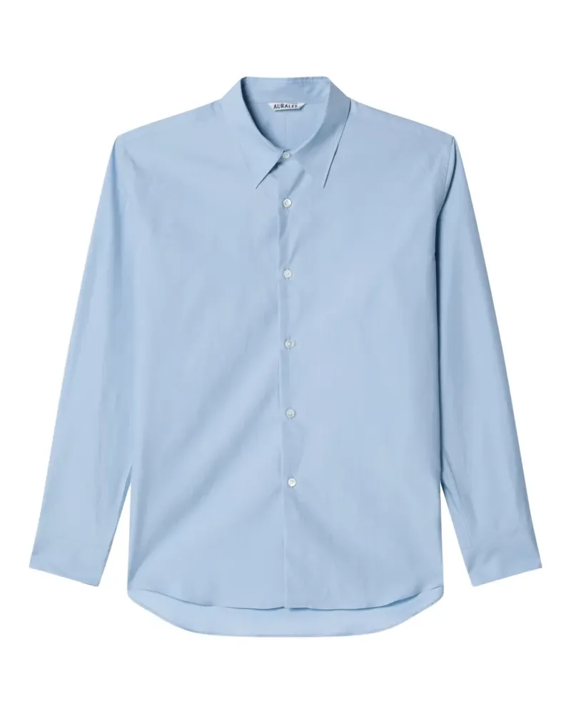 AURALEE long-sleeve shirt - Blau Blau