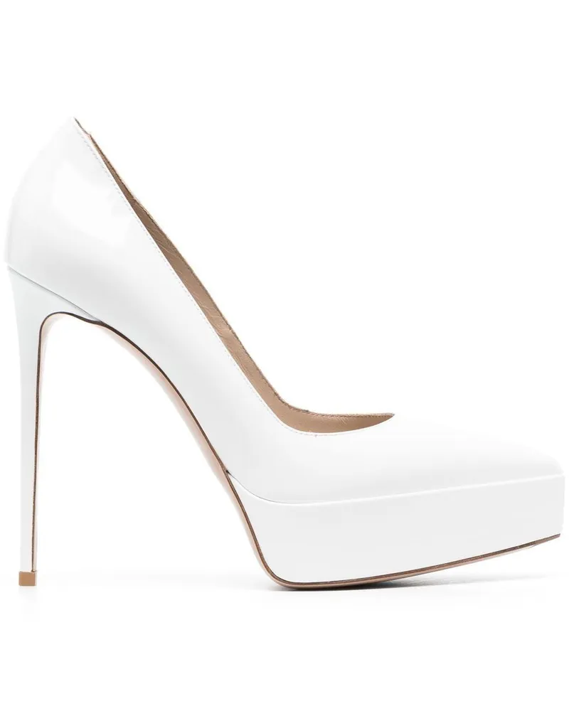 Le Silla Uma Plateau-Pumps 130mm - Weiß Weiß