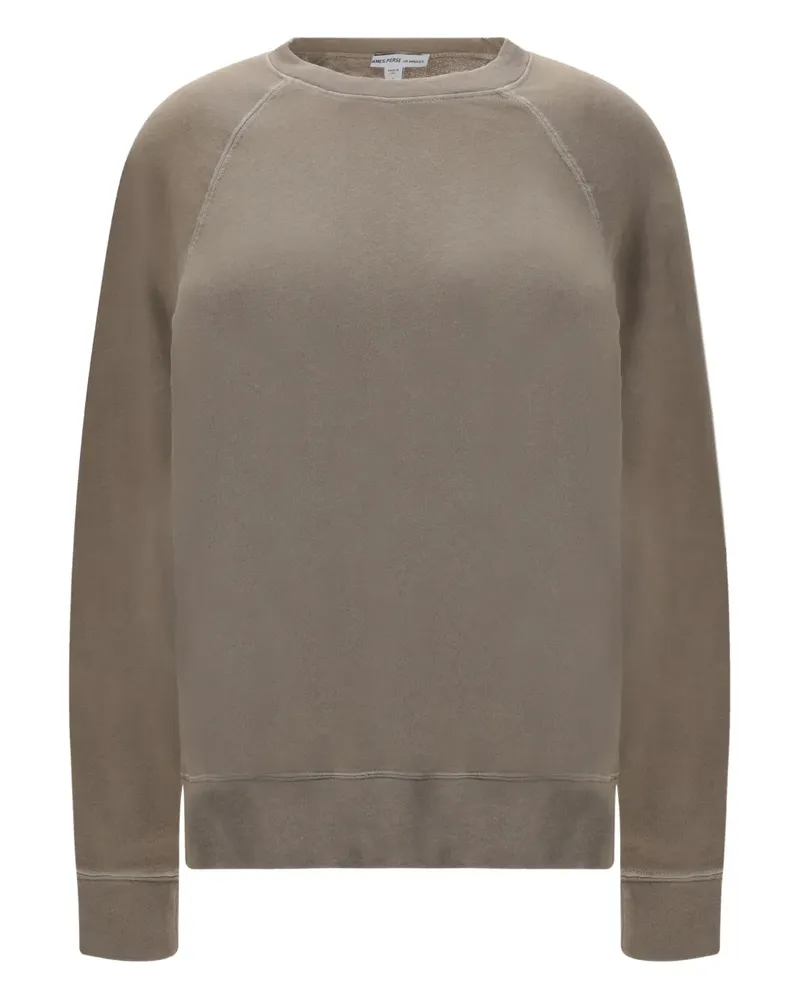 James Perse Vintage French Terry Trikot mit Raglanärmeln - Nude Nude