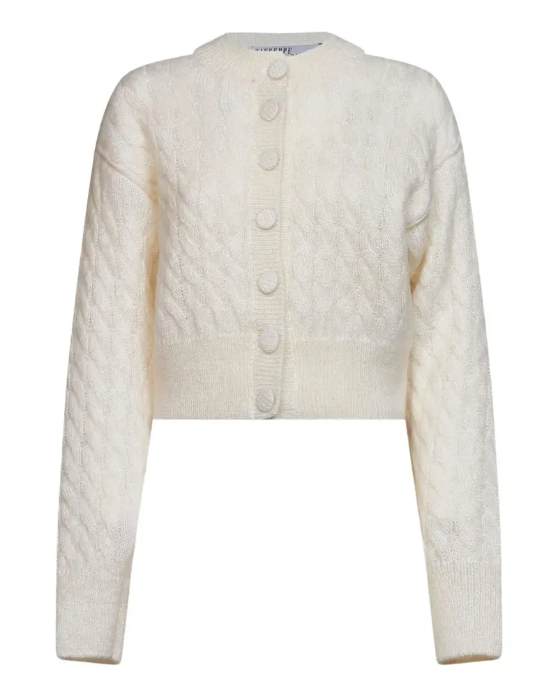 Giuseppe di Morabito Cardigan mit Zopfmuster - Nude Nude